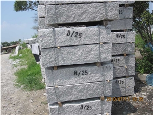 Handmade Granite G375 Kerbstone, Granite Kerbstone, G375 Kerbstone, Grey Granite Type B