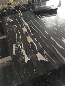 Silver Dragon Marble Table Top, Silver Dragon Black Marble Table Tops
