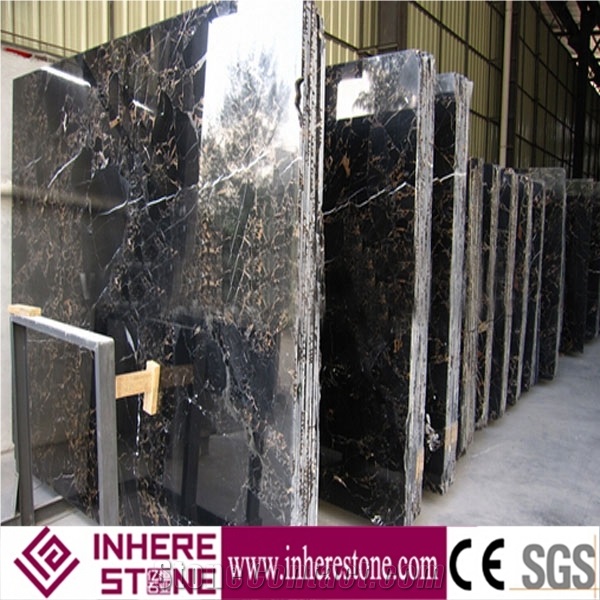 Dark Color Stone Marble Tile & Slab Importer Black Gold Marble