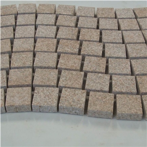 Hot Sale Yellow G682 Granite Pavers for Driveways Cube Stone
