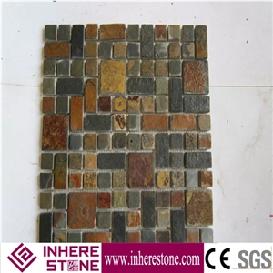 Stone Slate Mosaic Tile for Interior Decoration