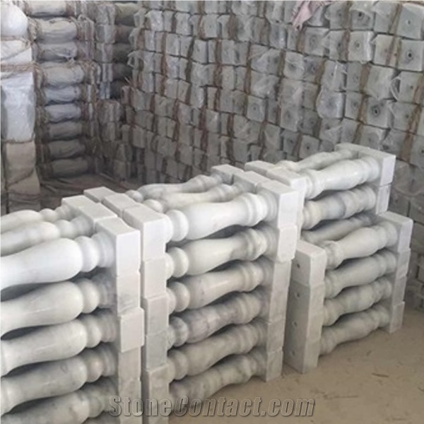 White Balustrades/Stone Balustrades for Sale/Guangxi White Balustrades
