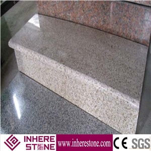 Yellow Rusty Granite, Shijing Yellow Granite, Polished Granite Stair，G682 Granite