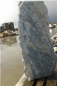 Azul Macauba Pillar, Grey Quartzite Monoliths
