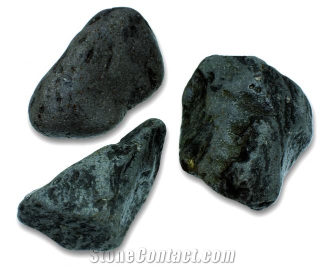 Basalto Nero Pebbles, Black Basalt Gravels