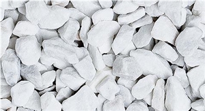 Bianco Carrara White Marble Egravels