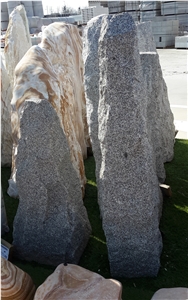 Grey Granite Pillars & Monoliths