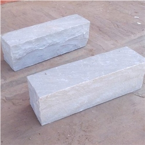 Kandla Grey Block, Grey Sandstone Retaining Wall