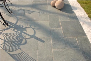 Kandla Grey Pattern Tiles, Grey Sandstone Flooring Tiles, Covering Tiles