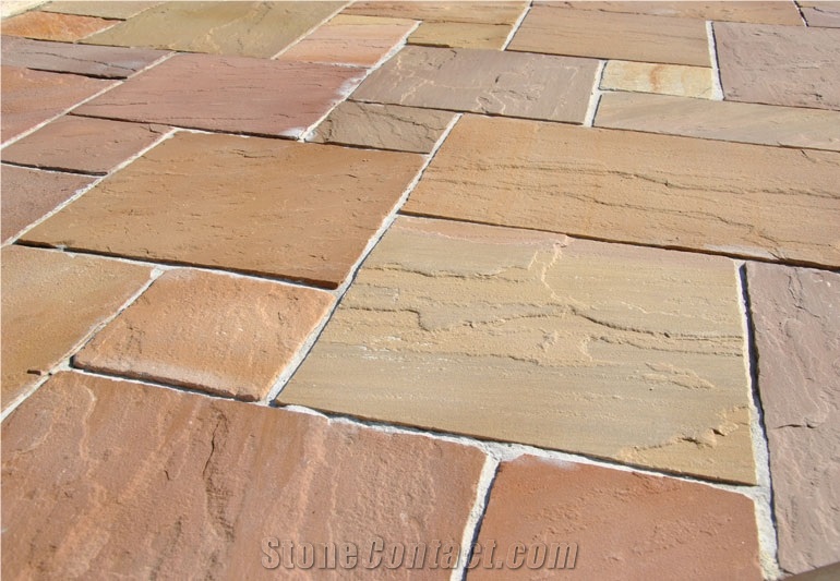 Modak Sandstone Tiles & Slabs, Brown Sandstone Flooring Tiles, Covering Tiles