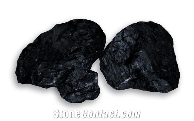 Nero Ebano Ornamental Rock, Black Marble Rocks