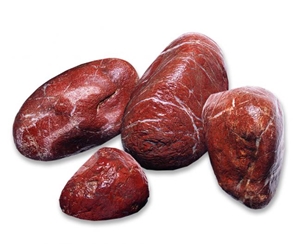 Red Afrodite Marble Pebbles