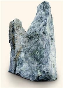 Verde Alpi Pillar, Green Marble Monoliths