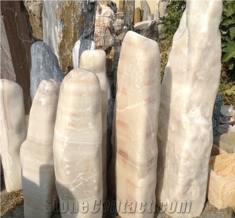 White Onyx Monoliths & Pillars