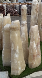 White Onyx Monoliths & Pillars