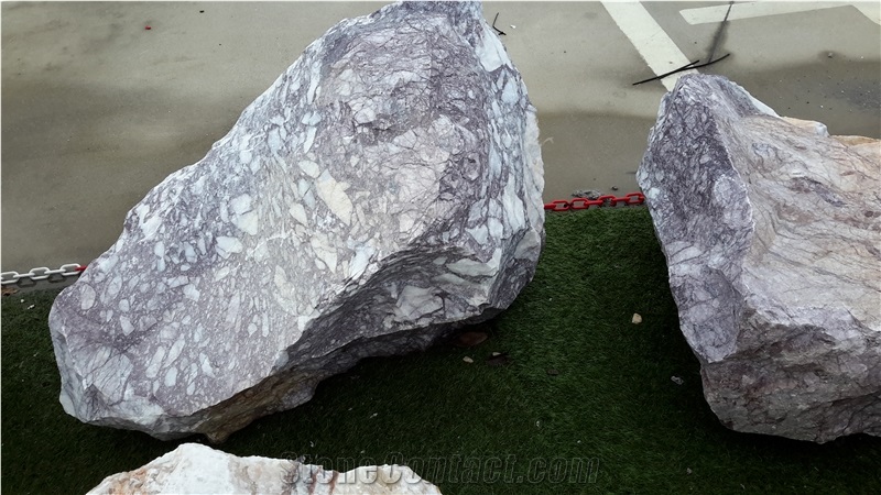 White Violet Monolith, Lilac Quartzite Monoliths