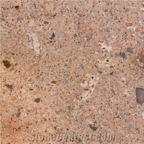 China Desert Pibk Limestone Tiles & Slabs for Walling / Floor Covering /Rosso Coral Stone Flooring
