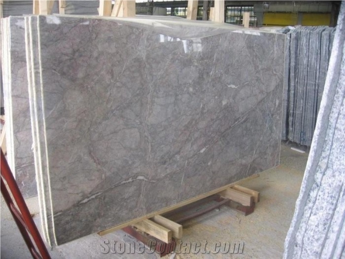 Fior Di Bosco Marble /Fior Di Pesco Grigio Marble Polished Tiles / Italy Grey Marble