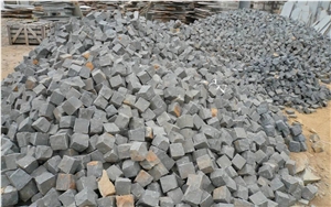 G684 Black Basalt Cube Stone / Cobble Stone Pavers / Landscaping Stone /Garden Stepping Pavements /Exterior Stone