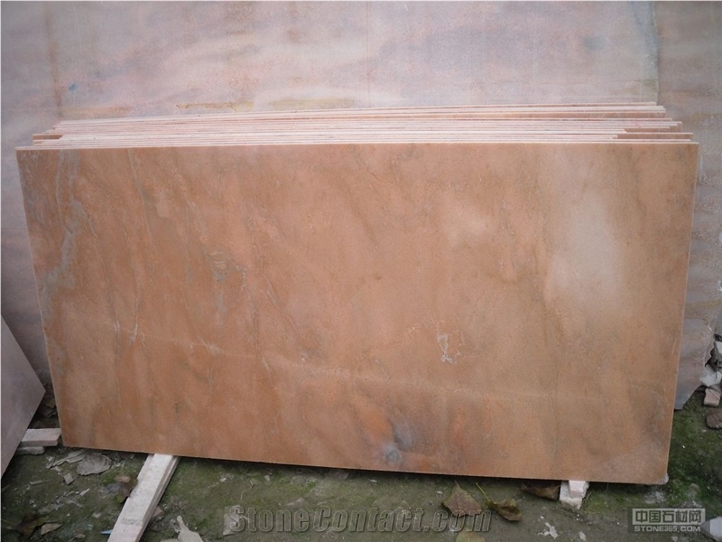 Wanxia Red Marble Table Top Polished & Bench Interior Stone Furniture for Home Decoration