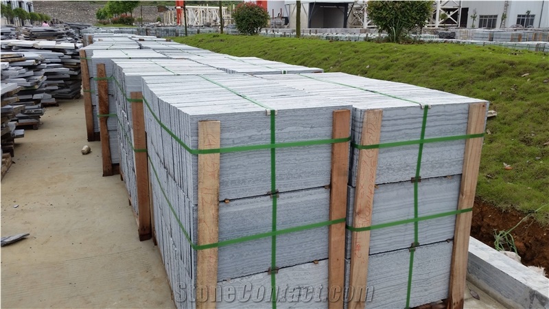 Chenchun Black Wood Marble Stone Tile & Slab ,Building Stone,Cut-To-Size,Machine Cut Surface,For Road&Walling