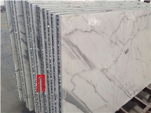 Bianca Carrara White Aluminum Honeycomb Marble Honeycomb Panels