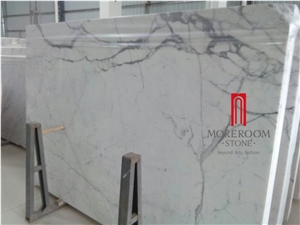 Bianco Statuario Marble Natural White Marble Slab Flooring and Wall Design