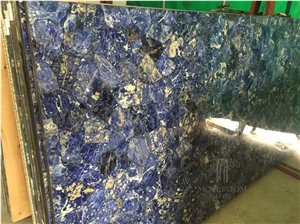 Blue Semiprecious Stone Slab Chinese Factory Semiprecious Stone Buyer Blue Stone