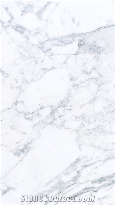 Calacatta Marble Stone from Italy 20mm Thickness White Laminated Marble for Vanity
