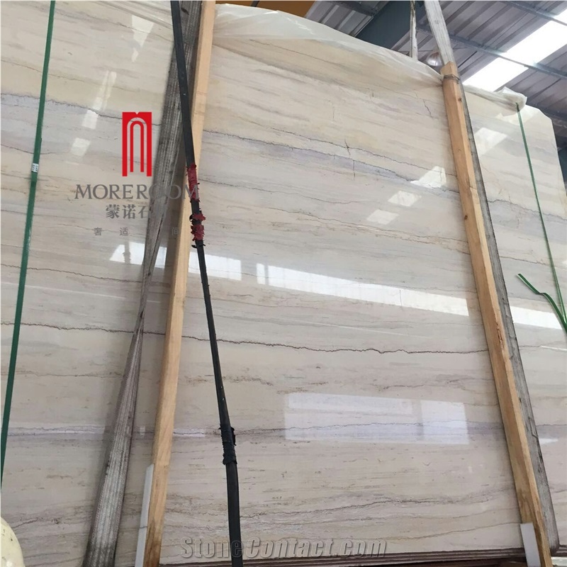 Ginkgo Wood Grain Marble Slab Marble Flooring Design