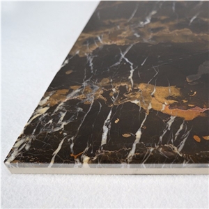 Italian Marble Laminated Design Portoro Marbe with the Lightweight Panels