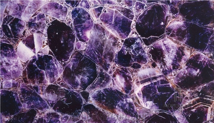 Purple Onyx Backlit Onyx Glass Laminated Onyx Panel Translucent Slab