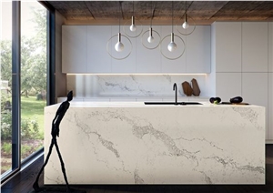 Quartz Stone Material Caecer Stone Looks Like Marble Solid Surface