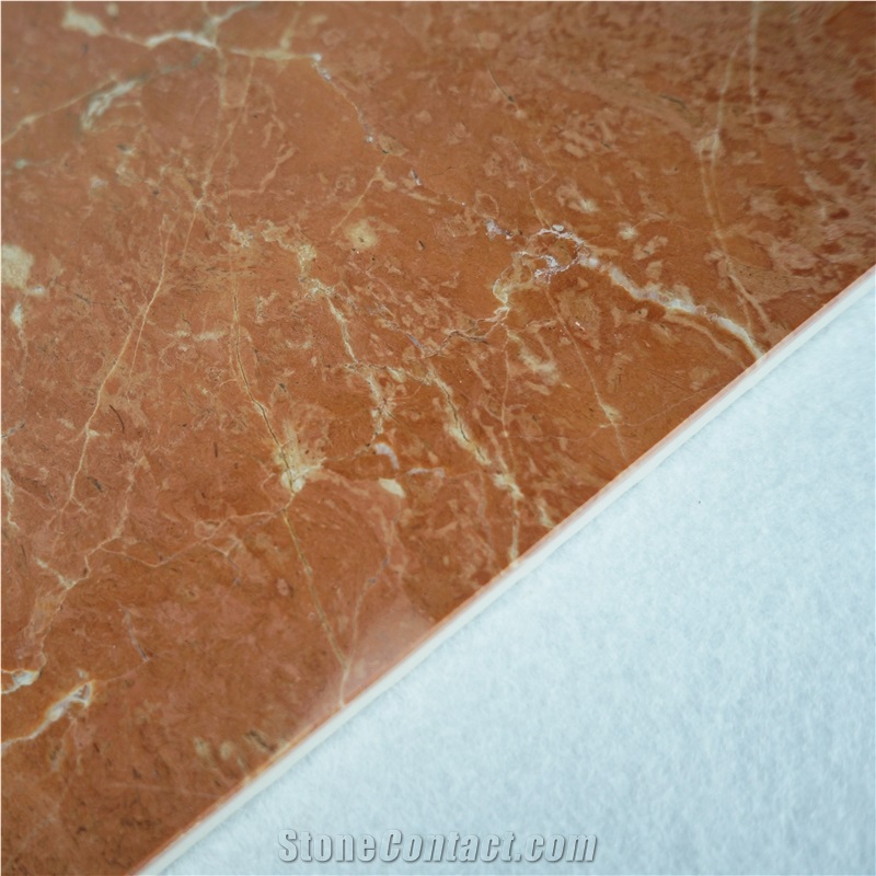 Spain Rosso Alicante Thin Marble Laminate Panels