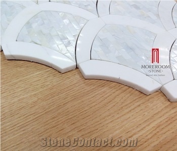 Stone Mosaic Natural Compound Marble Tile Decorating
