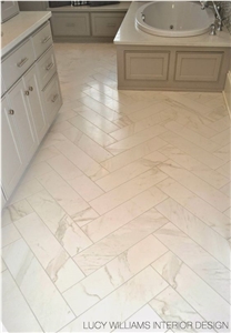 White Marble Laminated Marble Mosaic Strong Marble