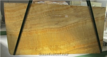Wooden Pattern Natural Onyx Tile & Slab Popular for Decoration