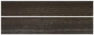 Black Sandal Wood Marble Steps & Risers, Chinese Black Marble, Black Polished Marble Tiles & Slabs