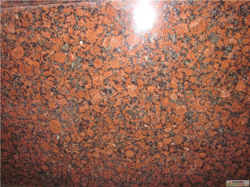 China Polished Karelia Red Granite Tiles & Slabs