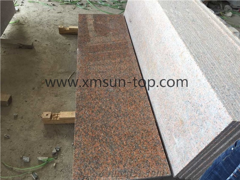 G562 Granite Stairs/Maple Red Steps/Feng Ye Red Staircase/G651 Granite/Maple Leaf Red/Maple Leaves/Stair Risers