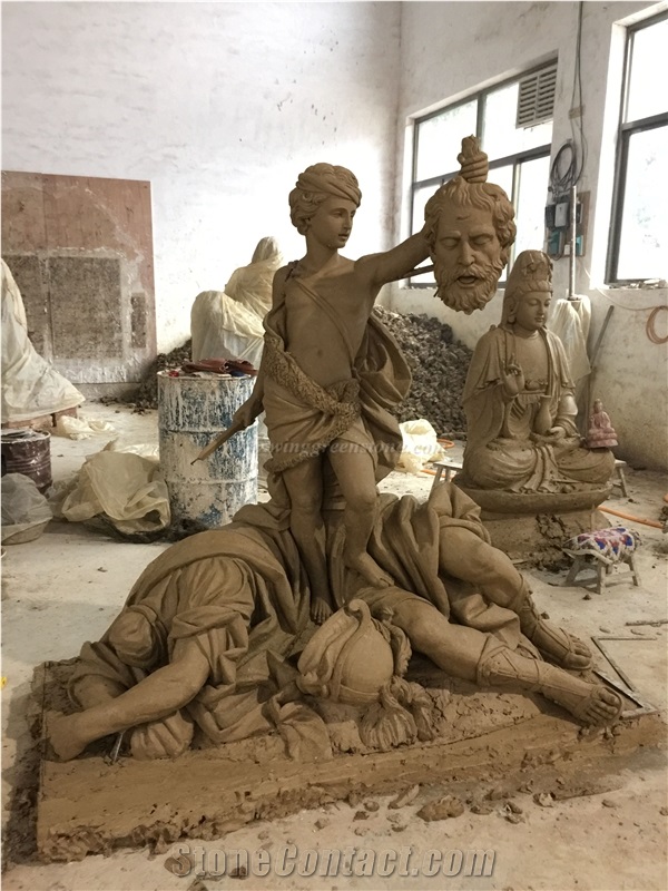 Beige Marble Human Sculptures, Famous Sculptures, Marble Handcarved Sculptures, Religious Statues, Xiamen Winggreen Manufacturer