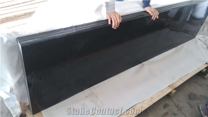 Black Galaxy Granite Countertops, Imported Black Granite, Black Star Granite Kitchen Bench Tops, Nero Galaxy Granite Kitchen Island Tops, Xiamen Winggreen Manufacturer