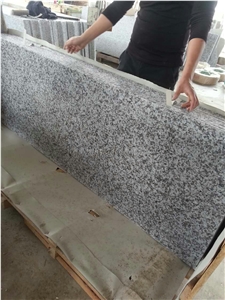 China Bianco Sardo Granite Countertops, G439 Granite Kitchen Island Tops, Big Flower White Kitchen Desk Tops, Xiamen Winggreen Manufacturer