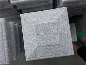 Direct Supply Of G603 Light Grey Granite Pillar Caps, Winggreen Stone