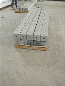 Direct Supply Of Light Grey Granite G603 Pineapple Pillars &Posts With/Without Hole to European Market, Winggreen Stone