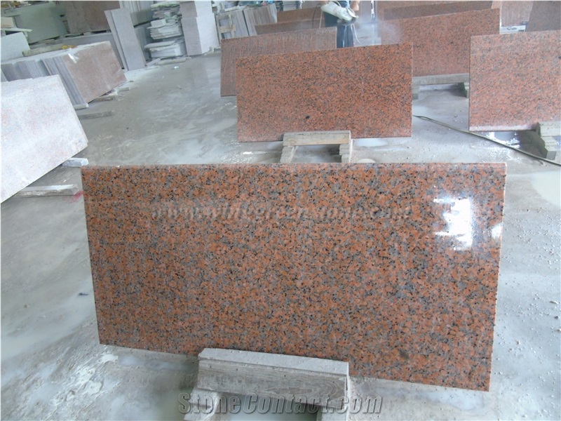 G562 Dark Granite Tile and Slab, Red Chinese Granite Wall and Floor Covering, Granite Tiles, Winggreen