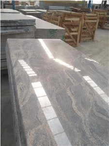 Multicolor Grain Granite Staircases, China Juparana Granite Steps & Risers, Polished/Flamed G261 Granite Stair Thresholds, Xiamen Winggreen Manufacturer