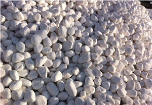 Own Factory, Honed White Pebbles for Driveway Paving, Honed White River Stone, White Flat River Pebbles, Xiamen Winggreen Manufacturer