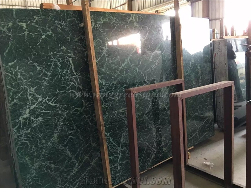 Snow Green Marble Slabs, Green Vein Marble Slabs for Inside or Outside Decoration, Winggreen Stone