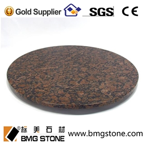 Baltic Brown Granite Table Tops, Round Table Top